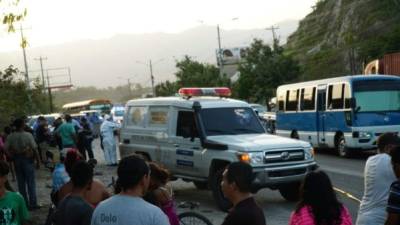 El asesinato ocurrió la tarde de este viernes en un tramo de la carretera entre San Pedro Sula y Choloma conocido como 'La vuelta del cura'.