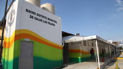 El Macro Distrito Municipal de Salud ubicado en el barrio Las Palmas.