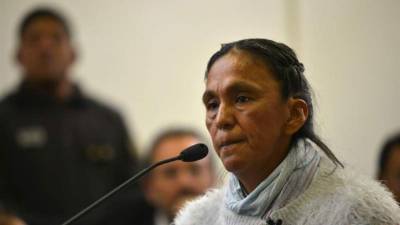 Fotografía tomada en diciembre de 2016 de la diputada del Parlasur,Milagro Sala. EFE/Archivo
