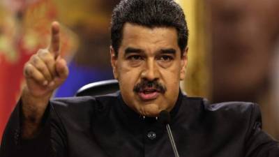 El presidente de Venezuela, Nicolás Maduro, habla durante rueda de prensa con corresponsales internacionales el 22 de junio de 2017, en Caracas (Venezuela). EFE
