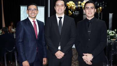 Freddy Medina, Javier Sánchez y Nigel Rodríguez.