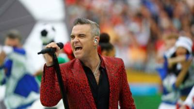 'Sólo puedo dar gracias a Dios porque podría haber muerto por envenenamiento', dijo Robbie Williams.