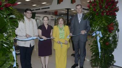 Ejecutivos. Luis Medina Kattán, Alexa Foglia, Maritza Soto de Lara e Ian Mcbride.