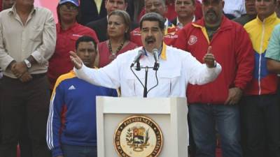 Maduro reapareció este lunes desafiando a la oposición venezolana en las urnas./AFP.