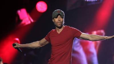 El cantante español, Enrique Iglesias.