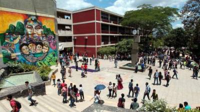 Las clases se desarrollan con normalidad en Ciudad Universitaria, principal centro de estudios y sede de la Unah, ubicado en Tegucigalpa, capital de Tegucigalpa.