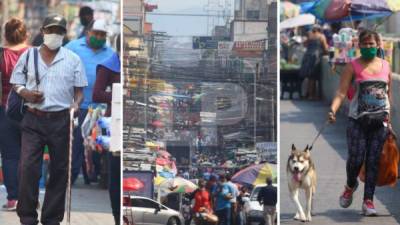 Los hondureños en Tegucigalpa, Capital de Honduras, abarrotaron nuevamente este día los mercados. Según las medidas establecidas por las autoridades este día circularon los ciudadanos con las terminaciones 9 y 0 de la tarjeta de identidad.