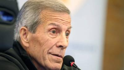 El entrenador de la selección uruguaya, Óscar Washington Tabárez. EFE/Archivo