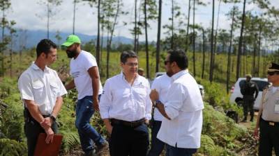 El líder del Ejecutivo expresó que 'los jóvenes hondureños se han rebelado contra el cambio climático'.
