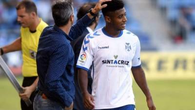 Anthony 'Choco' Lozano es uno de los goleadores del Tenerife.