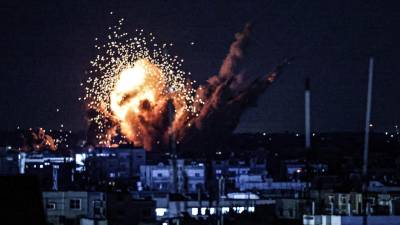 Nuevos bombardeos israelíes este domingo sobre Gaza.