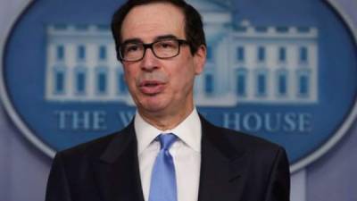 Steven Mnuchin, secretario del Departamento del Tesoro de Estados Unidos.