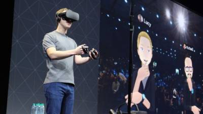 El propio Mark Zuckerberg hizo la demostración del nuevo dispositivo. Foto: AFP