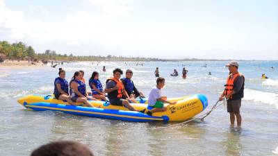 Las playas son uno de los lugares preferidos durante el Feriado Morazánico.