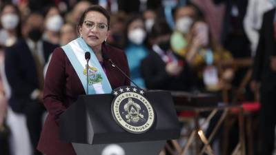 La presidente de Honduras, Xiomara Castro, en una fotografía de archivo.