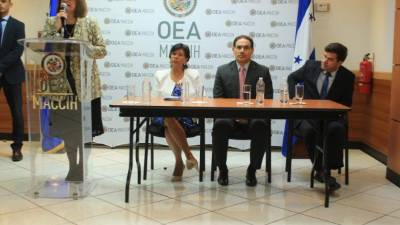 Ana María Calderón, vocera interina de la Misión de Apoyo Contra la Corrupción y la Impunidad en Honduras (Maccih).