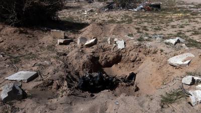 Fotografía que muestra el hallazgo de una fosa clandestina, este jueves en Ciudad Juárez (México).
