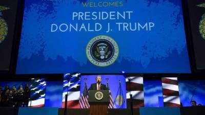 Trump llamó a Bolsonaro para felicitarlo por su triunfo electoral en Brasil./AFP.