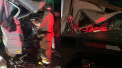 Un terrible accidente vial se registró en la madrugada de este viernes 22 de noviembre en la carretera CA-5.