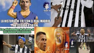 El Real Madrid anunció este martes el traspaso a la Juventus de Turín de su principal estrella, el portugués Cristiano Ronaldo. Tras la noticia, los memes no podían faltar y han estallado en las redes sociales.