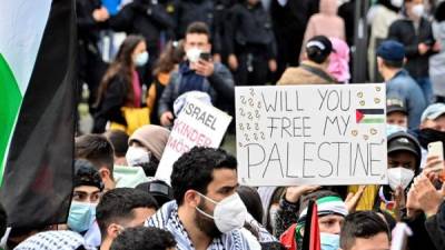 Varias ciudades alemanas presenciaron la avanzada de manifestantes pro Palestina y, especialmente, contra Israel.