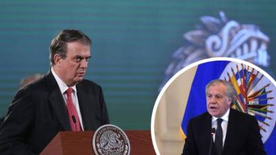 Marcelo Ebrard dijo que 'alguien le tiene que mandar un oficio' al secretario general de la OEA, Luis Almagro, para que le expliquen que 'el mundo cambió'.