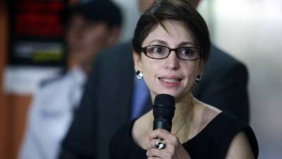 Ethel Deras, titular de la CNBS.