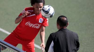 David Meza está de vuelta en las prácticas del Olimpia.