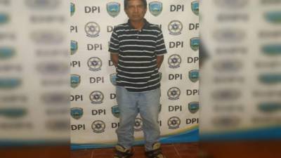 Santos Dámaso López Yanez, acusado por ser sospechoso del asesinato de tres personas.