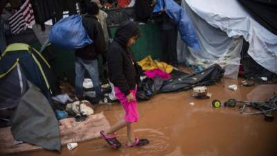 Las infecciones respiratorias de muchos niños empeoraron. AFP