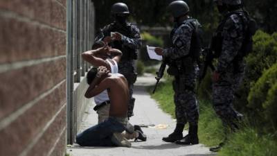 La Policía no ha dado tregua a los pandilleros en El Salvador.