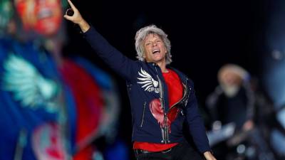 El cantante estadounidense Bon Jovi.