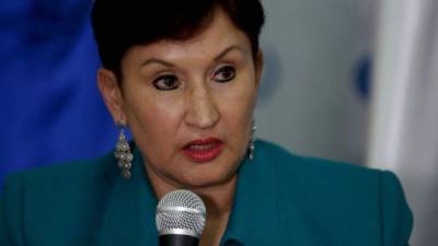 En la imagen, la fiscal general de Guatemala, Thelma Aldana. EFE/Archivo