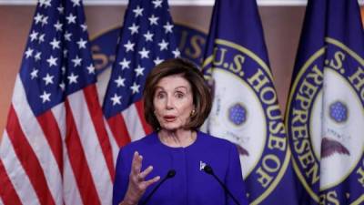 La jefa de la Cámara de Representantes de Estados Unidos, la demócrata Nancy Pelosi.