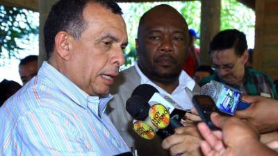 El expresidente Porfirio Lobo Sosa dio declaraciones hoy en Tegucigalpa. (Foto archivo).