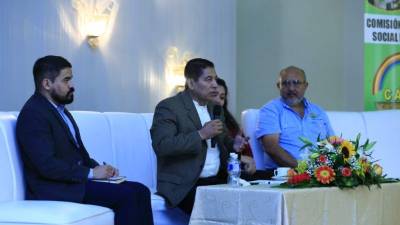 Foro. Ismael Zepada y Nelson García Lobo, de la Casm.