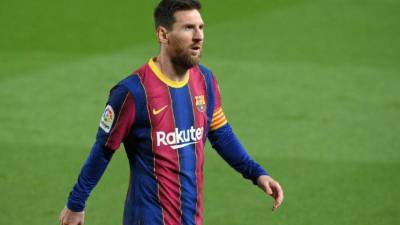 Lionel Messi acumula 21 goles en la presente temporada de la Liga de España. Foto AFP.