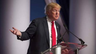 El aspirante a la candidatura republicana a la presidencia estadounidense Donald Trump. EFE/Archivo.