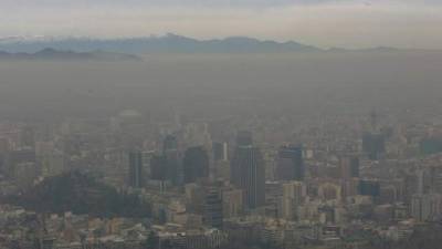 La calidad del aire en la capital chilena se ha venido deteriorando en los últimos días.