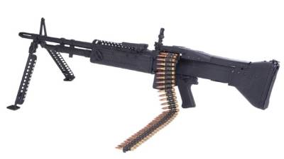 Fotografía referencial de una ametralladora M60. Foto: iStock.