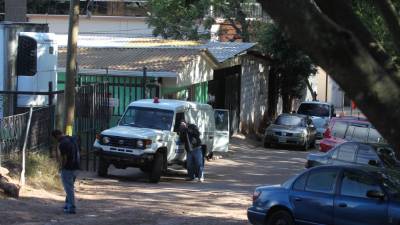Desolada permanece la morgue de Medicina Forense en la capital. Las muertes violentas han cesado durante la semana.