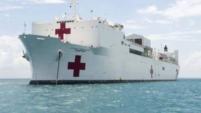 El USNS Comfort ya ha dado asistencia a Honduras.