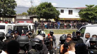 El amotinamiento en el Centro Penal de San Pedro Sula dejó como saldo tres personas muertas y 33 heridos.
