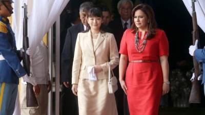 La princesa de Japón llegó a Honduras en horas de la mañana de este domingo.