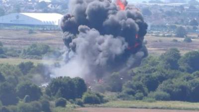 El accidente fue captado por una cámara y las imágenes se colgaron a You Tube.