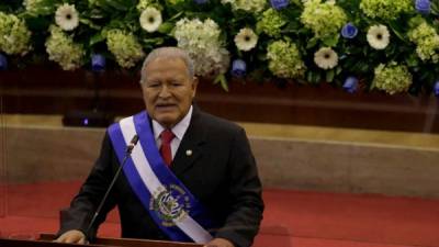 En la imagen, el presidente salvadoreño, Salvador Sánchez Cerén. EFE/Archivo