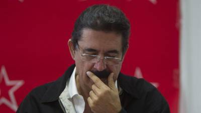 El coordinador del Partido Libre, Manuel Zelaya. EFE