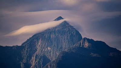 Pico Bonito luce imponente y se puede ver desde cualquier sitio del departamento de Atlántida.