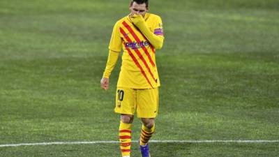 Messi es baja sensible en el Barcelona en la Supercopa española.