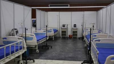 Las salas de hospitalización ya están listas y solo faltan algunos detalles para brindar una atención completa.